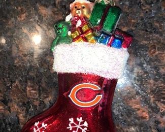 Chicago Bears Stocking Ornament $8.00