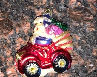 Santa Red Car $15.00