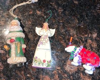 Three Ornament set $10.00