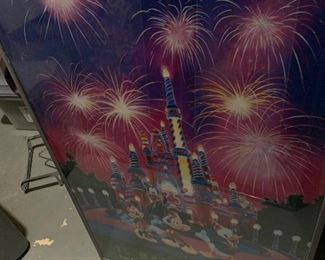 Disney art framed $65.00