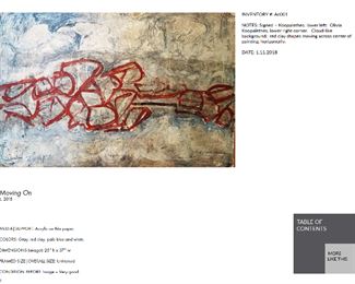 Artwork By Olivia Koopalethes