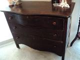 Antique oak dresser with an   M.S.C.W.  (MUW) sticker on the back!  Great for any "W" girl's room!!