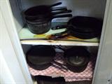 Old IRON SKILLETS and SKILLETS and more SKILLETS!