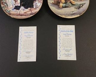 Set of 2 Puppy play time play collection by Jim Lamb