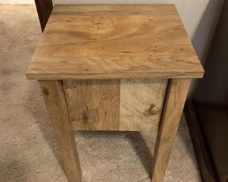 Small side table with storage 20 1/2 x 13 1/2 x 14 1/2
