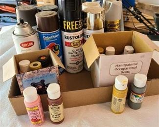 Assorted paints