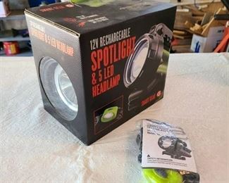 Spotlight and headlamp