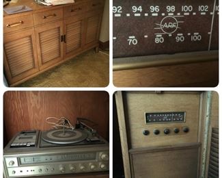 Vintage stereo cabinet