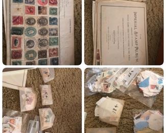 Large stamp collection