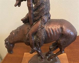 END OF THE TRAIL SCULPTURE