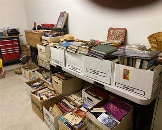 RECORDS/ BOOKS SOLD BY THE BOX