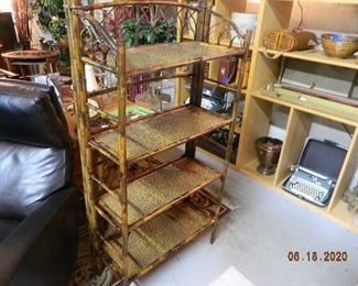 bamboo display shelf