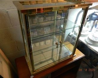 glass display case