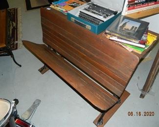 vintage school desk