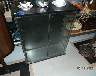 glass display case