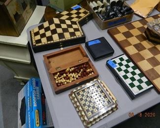 chess boards and sets