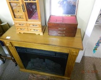 fireplace/jewelry boxes