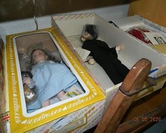Dorothy and Abe dolls