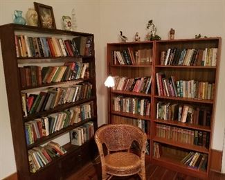 Collection of Books Old and New $3 each book. WILL SELL ENTIRE COLLECTION ALSO AS BUNDLE. Shelves are $60 each
