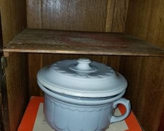 Before the toilet there literally was....the Chamber Pot.