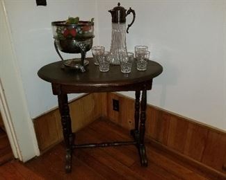 Lot #4 Early American Side Table $75