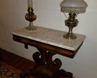 Lot #11 Marble Top Table $150