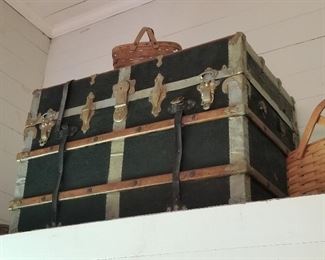 Vintage Storage Chest with Compartments