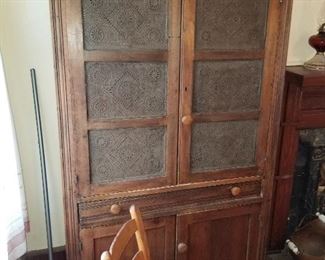 Lot #30 Antique Pie Safe $750 (42Lx16Wx72H)