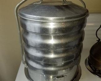 Vintage Stacking Food Warmer Carrier