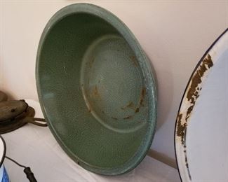 Vintage Enameled Pan