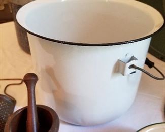 Vintage Enameled Pan