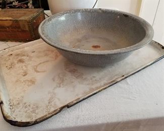 Vintage Enameled Pan