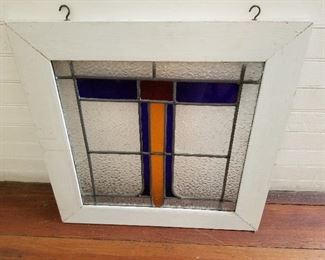 Stained Hanging Glass (Shape of T)