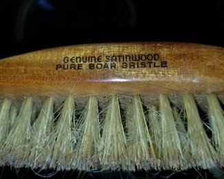 Genuine Satinwood Pure Boar Bristle Brush