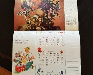 1954 Coke Calendar