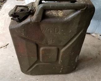 Ww2 (1944) British Army "war Department" Vehicle Fuel Jerry Can $40