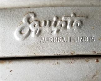 Vintage Equipto 18 Drawer Metal Parts Cabinet (11" drawers)