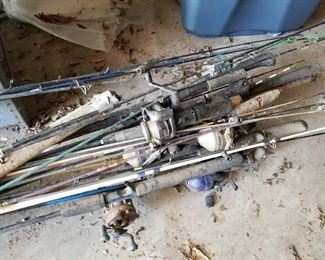 Vintage Fishing Rod and Reels