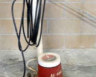 Advance Matador Floor Buffer, Powers On