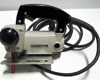 Rockwell Bayonet Saw Model 548, Powers On, With Extra Blades, In Metal Case 