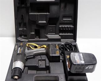 Craftsman IndustrIal 3/8" Cordless Drill/Driver With Extra Battery And Charger, In Hard Case