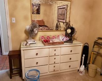 White bedroom dresser