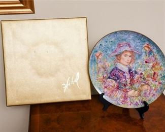 22. Edna Hibel for Hutschenreuther Commemorative Plate