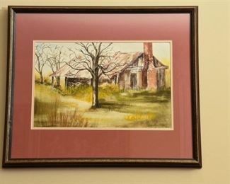 29. Watercolor Signed Carolyn Cole