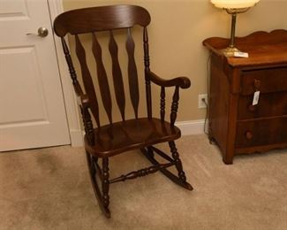 43. Lath Back Rocking Chair