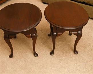 57. Pair of Queen Anne End Tables