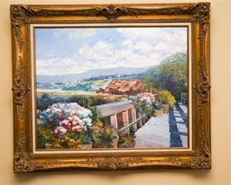 89. Signed Oil on Canvas Landscape