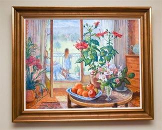 90. Brenda Burke Oil on Canvas