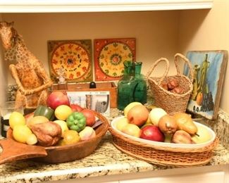 106. Artificial Fruit and Decor