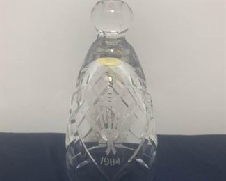 1984 Waterford Crystal Bell